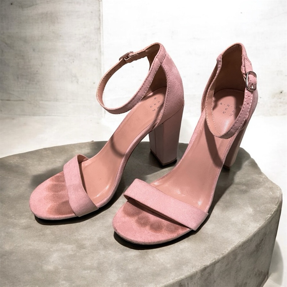 a new day Light Pink Ankle Strap Heels